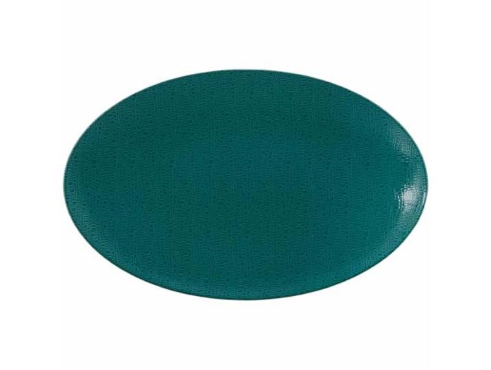 Seltmann Weiden Life Fashion Servierplatte 40x26 cm – Ovale Porzellan Platte mit strukturiertem Relief-Muster, spülmaschinenfest & mikrowellengeeignet, Anrichten & Servieren – Trendy Petrol