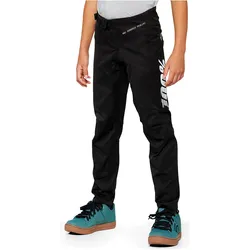100%, Jungen, Velohosen, R-Core Youth Pants (24), Schwarz