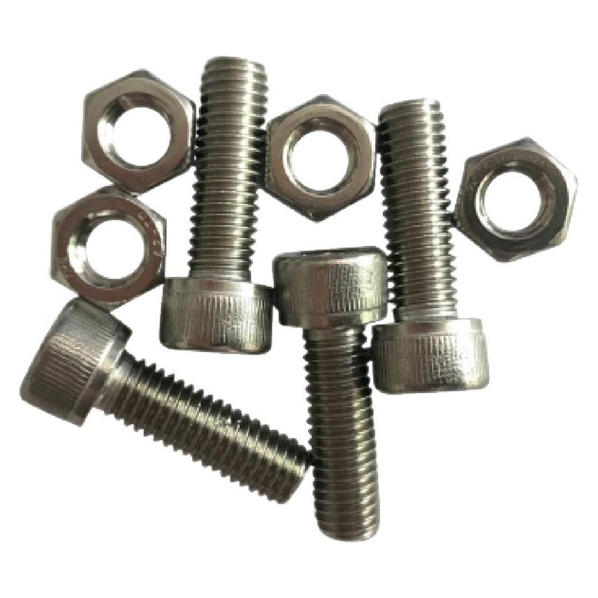 BRW Set Schrauben und Mutter für Klemmschalen aus Edelstahl (4 Stk.) (74846369)