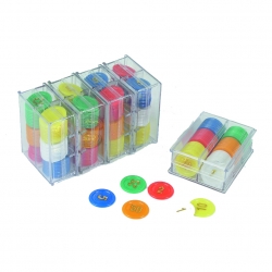 Spielsteine Spielchips - Roulettchips - Jetons - mit Werten - 240 Stück 246706