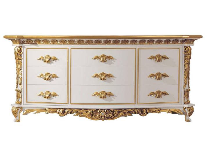 Xlmoebel Kommode Massivholz Sideboard mit Schubladen und Stauraum für Ihr Zuhause (Kommode, 1 St., Kommode), Hergestellt in Europa