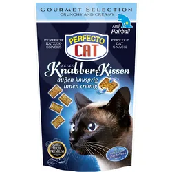 Perfecto Cat Knabber Kissen Anti Hairball 9x50 g