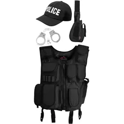 Normani 5 Teiliges SWAT Kostüm Karneval Kostüm (XXL)