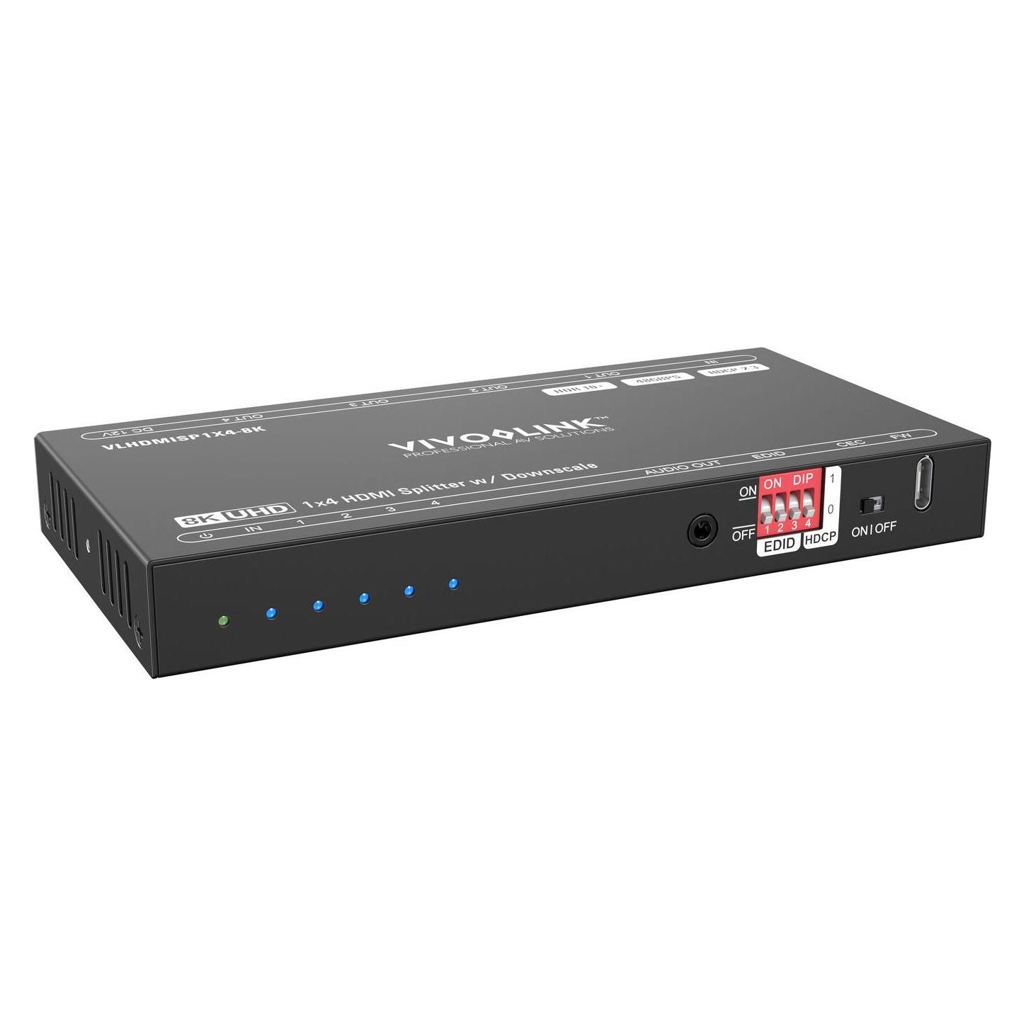 Vivolink HDMI splitter 1x4, 8K@60Hz (VLHDMISP1X4-8K)