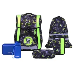 McNeill Bravo Schulranzen-Set 9tlg. Dinopark