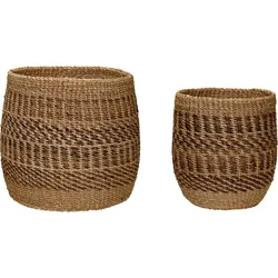 Ochre Aufbewahrungskörbe 2 St.