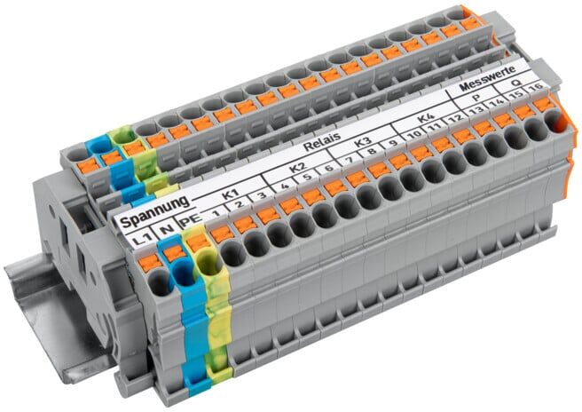 WAGO Barrette de relais 821-504 gris 2,50 mm² (821-504)