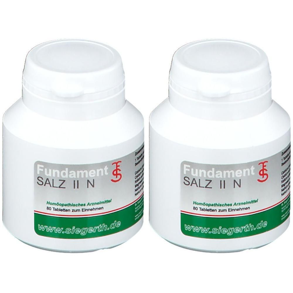 FUNDAMENT-Salz II N Tabletten 2x 2x80 St