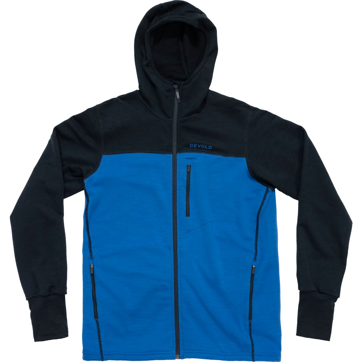 Devold of Norway Explorer Merino Hooded Jacket MAN royal/ink (250B-clothing) S GO 262 451 A 250B S