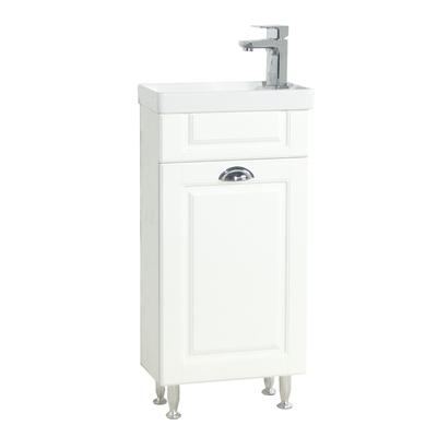 Waschtisch VCM "2-tlg Gäste WC Waschplatz Bad Waschtisch Casalo", weiß, B:41cm T:22cm, Waschtische, Waschtisch