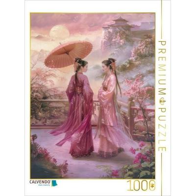 CALVENDO Puzzle Anmutige asiatische Frauen | 1000 Teile Lege-Größe 64x48cm Foto-Puzzle für glückliche Stunden