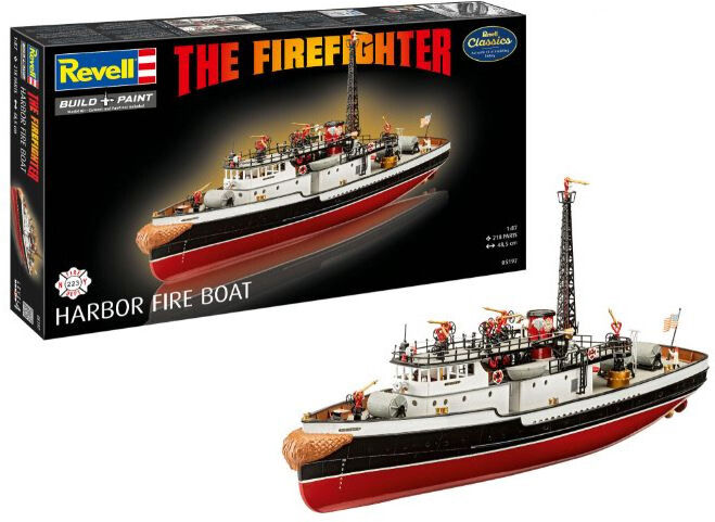 Maquette Bateau Pompier The Firefighter Echelle 1:87 Level 4 - Revell