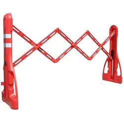 RS PRO, Absperrung, Faltbarriere Kunststoff Rot, Weiss Sicherheits-Absperrung