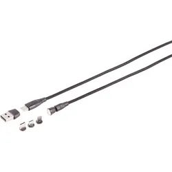 USB-C Magnetkabel, 6in1, 540°, PD 7-Pin, 60W, 1m