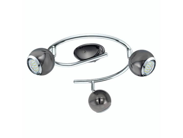 EGLO Bimeda LED nickel Plafonnier à trois lampes