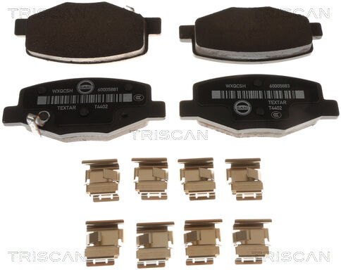 Triscan Bremsbelagsatz, Scheibenbremse 811082012 Für Saic Motor