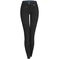 Reithose Damen Thermo Fun Sport Silikon Damenreithose Schwarz / 42