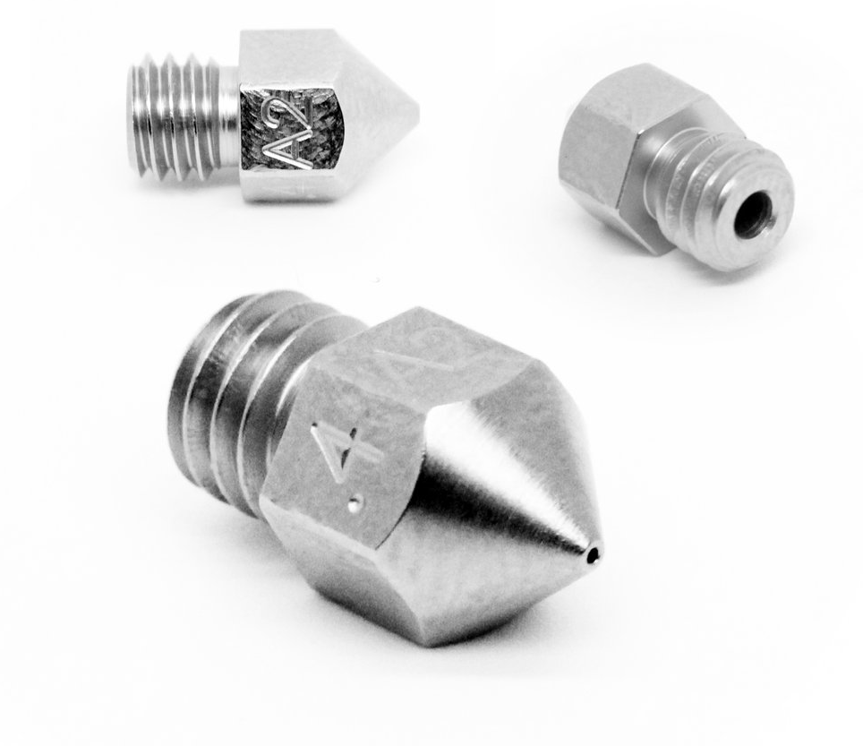 Microswiss Micro Swiss - MK8 0,80mm Plated A2 Tool Steel Wear Resistant Nozzle M2585-08