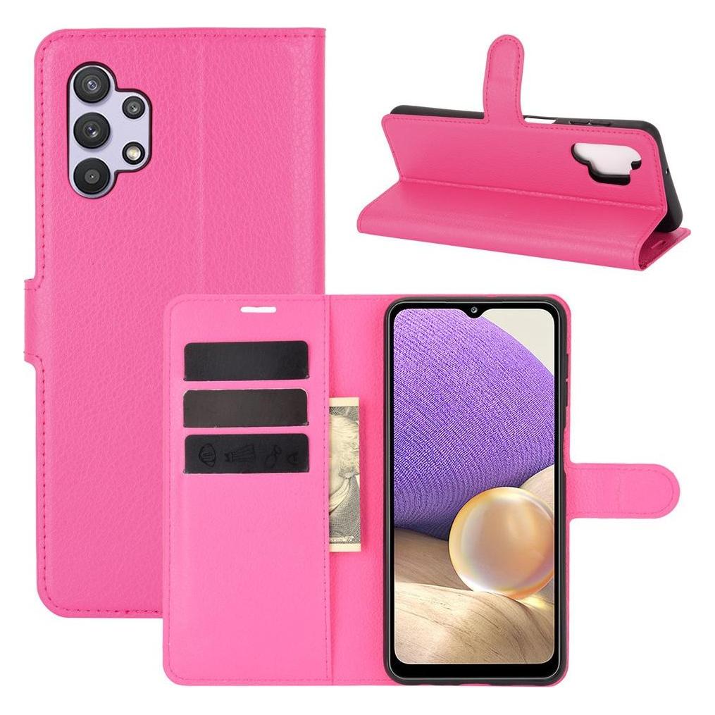 Cover-Discount Galaxy A32 5G - Leder Etui Hülle pink (Samsung Galaxy A32 5G) (101234219C)