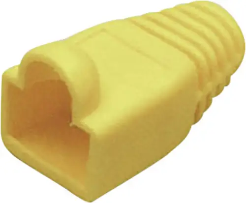 BKL Electronic Knickschutztülle für RJ45 Stecker 143060 Knickschutztülle Gelb 1 St.