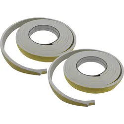 Selbstklebendes Dichtungsband 4er Set (je 2,75m Weiss): Flexibel & einfach anzubringen, ideal zum Abdichten von Fenstern, Türen & Fugen, ein zuverlässiger Schutz vor Zugluft