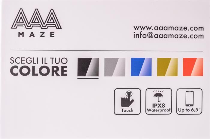 AAAMAZE Waterproof Phone Case-rosso