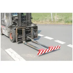 Bauer Südlohn, Fördertechnik, Gabelzinkenschild GZS, lackiert, Feuerrot