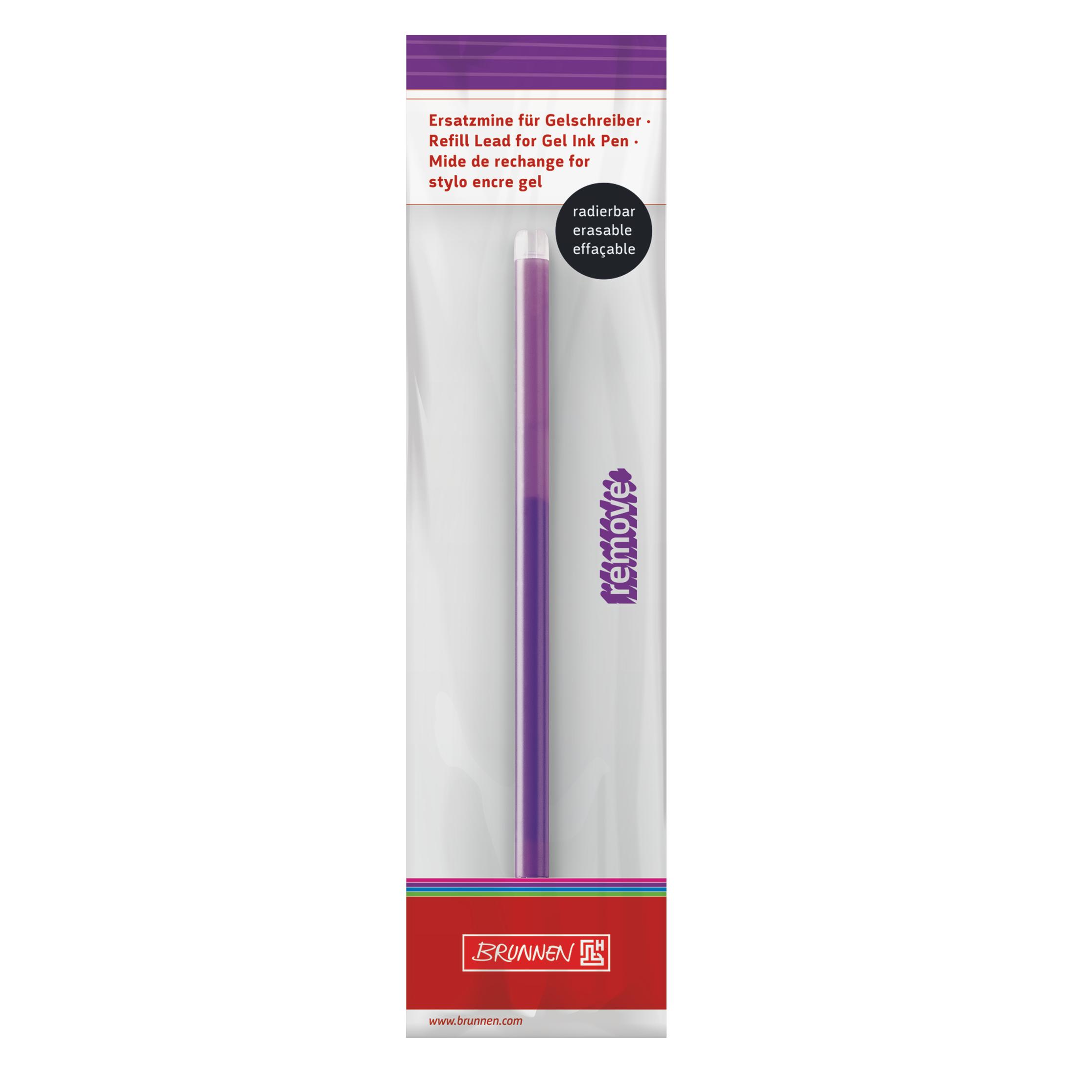 Brunnen Remove Gelschreibermine violett (Lila, Violett, 0.70 mm, 1 Stk.) (102915360)