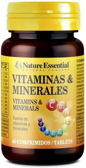 Nature Essential Vitaminas & Minerales 60 Perlas