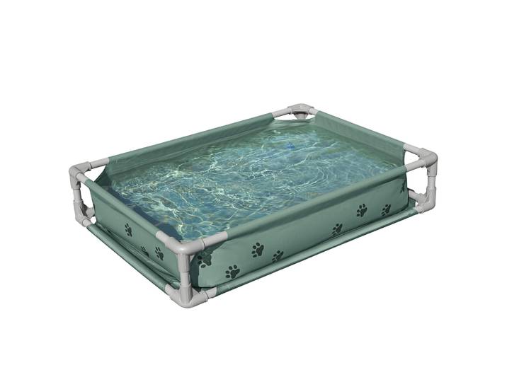 Bestway Hundepool Haustierbett 2-in-1 Fetchin Fun 102 x 74 x 20 cm'