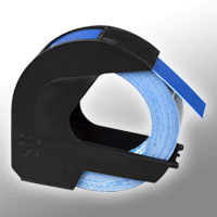 Dymo Prägeband 520106 (S0898140) weiß auf blau 9mm x 3m