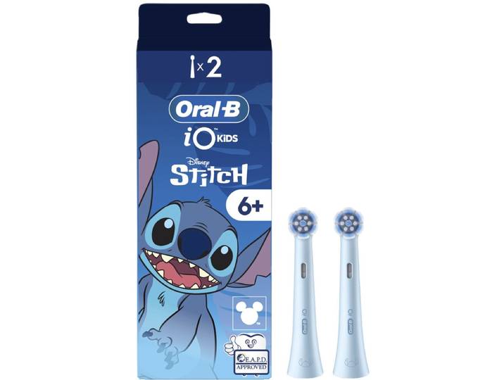 Oral-B iO Kids 6+ Disney Stitch opzetborstel voor elektrische tandenborstel - 2 stuks
