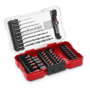 Einhell Bohrer-Bit-Set M-Case, 108773, 39-teilig, Schlitz, Kreuz, Torx, Metallbohrer etc.