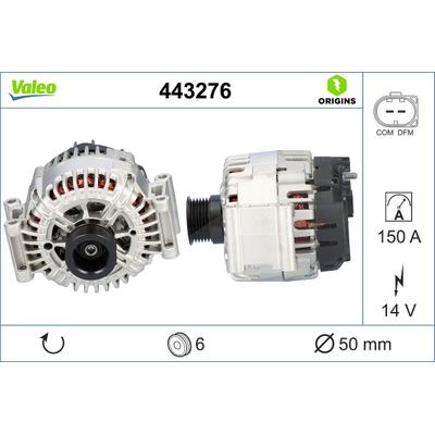Valeo Generator [Hersteller-Nr. 443276] für Mercedes-Benz