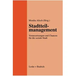 Stadtteilmanagement, Fachbücher von Monika Alisch