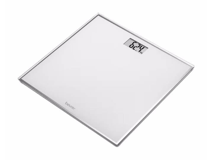 Beurer GS 120 Kompakt Glaswaage Personenwaage – Personenwaage/Körperwaage – silber