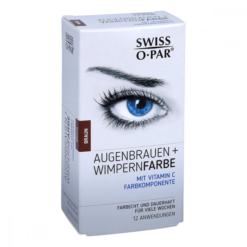 Axisis GmbH Augenbrauen+wimpernfarbe Set braun Swiss O Par 07392322