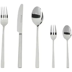 KHG Besteckset 30-teilig 739 , silber , Edelstahl