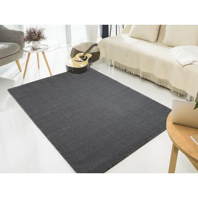 Teppich OCI DIE TEPPICHMARKE "MELIRA", grau (dunkelgrau), B:160cm H:13mm L:230cm, Polypropylen, Teppiche, Teppich, robuster strapazierfähiger dichter Kurzflor, Wohnzimmer