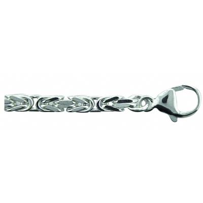 Silberarmband ADELIA´S "Damen Silberschmuck 925 Silber Königskette Armband 19 cm", silber, Armbänder, Damen, 19, Silber 925 (Sterlingsilber), Silberarmband, 19 cm 925 Sterling Silber Silberschmuck für Damen