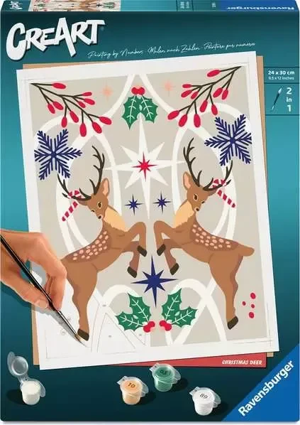 Ravensburger CreArt - Weihnachtlicher Hirsch