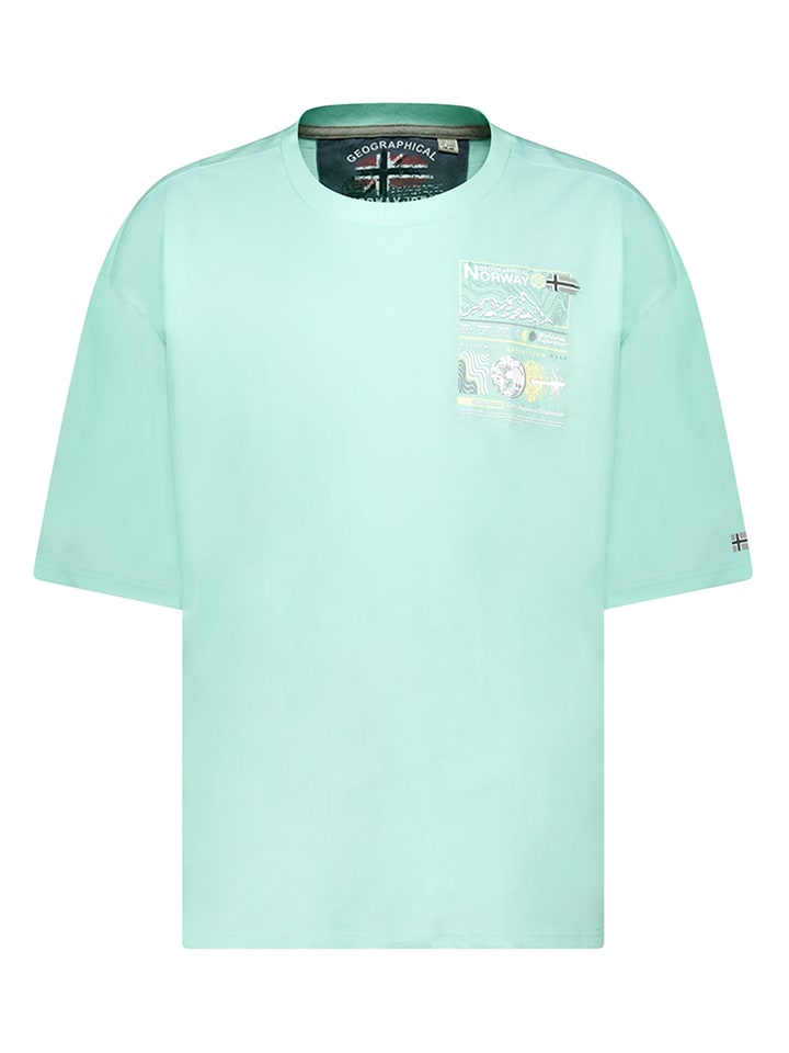 Geographical Norway Shirt "Joler" in Türkis - M