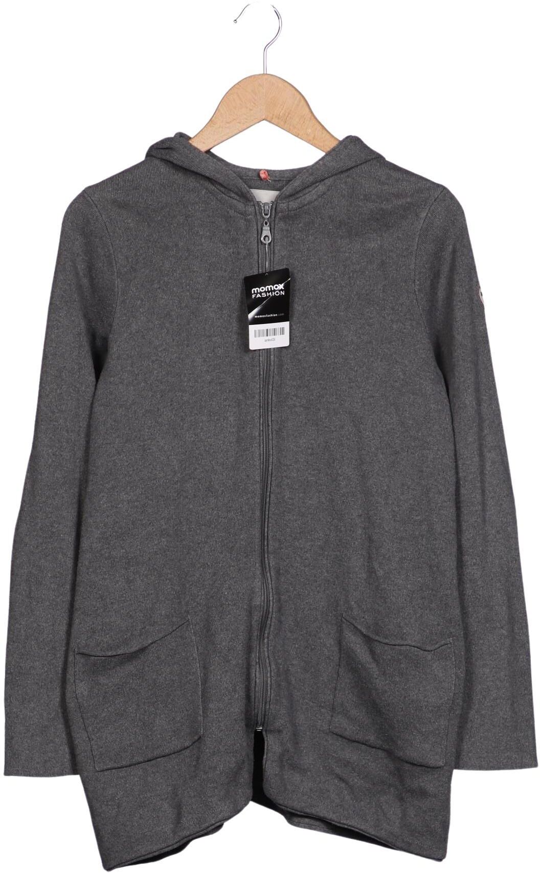 Adenauer & Co Damen Kapuzenpullover, Grau, Gr. S, Baumwolle - Second Hand