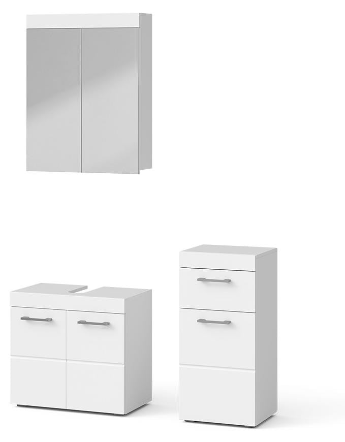 Vicco Luna Badkamermeubel set Wit 3-delig Model 38780