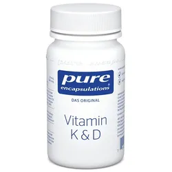 PURE ENCAPSULATIONS Vitamin K & D Kapseln 30 St