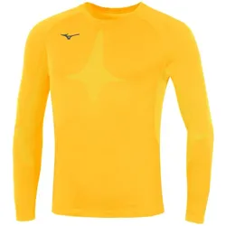 Mizuno, Herren, Funktionsshirt, Team Underwear (XL), Gelb