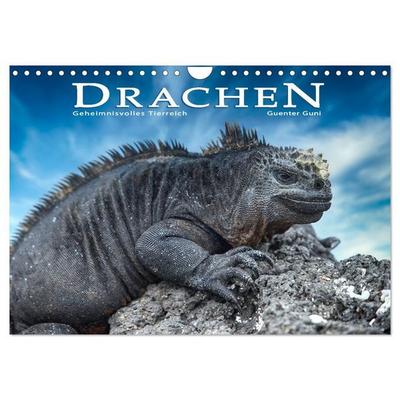 Drachen: Geheimnisvolles Tierreich (Wandkalender 2027 DIN A4 quer), CALVENDO Monatskalender