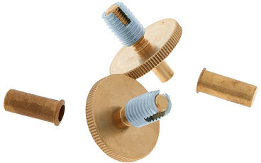 Petz Bass Bridge Screws Brass