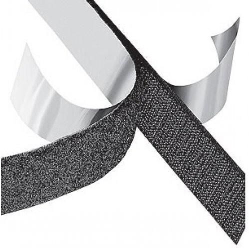 Mercodan Self-Adhesive Hook Velcro Tape 30mm x 25m Black (221513010)