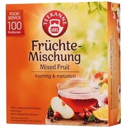 Teekanne Früchtetee Früchte-Genuss Food Service 100 Teebeutel (200 g)